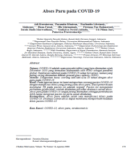 Image of Abses Paru pada COVID-19